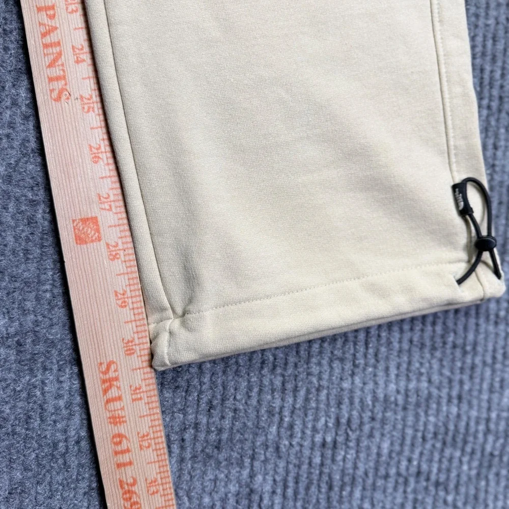 The North Face Men's AXYS Sweatpants Gravel Beige Small Belted Ankle Drawstrings